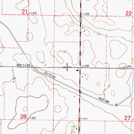 Topographic Map of Liska-Stanek Prairie, IA