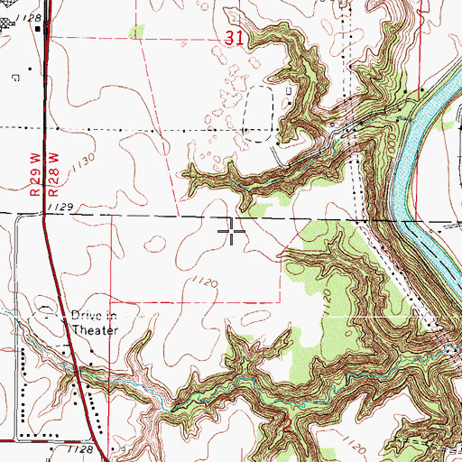Topographic Map of Associated Internists Center, IA