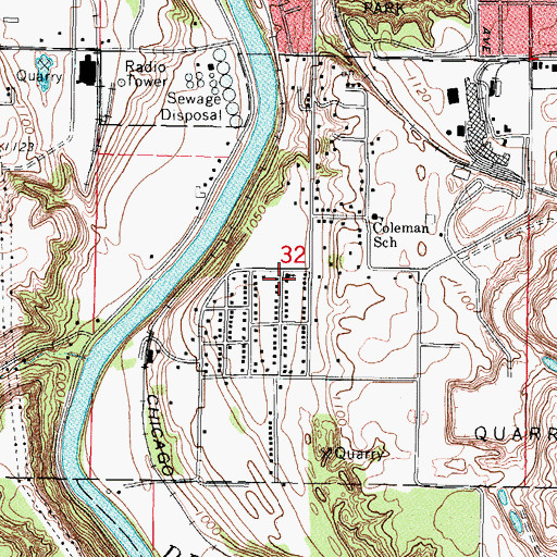 Topographic Map of Mission Followers of Jesus Christ, IA