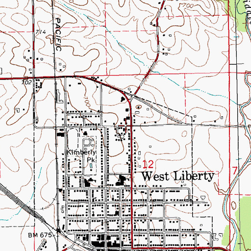 Topographic Map of Our Redeemer Lutheran Church, IA