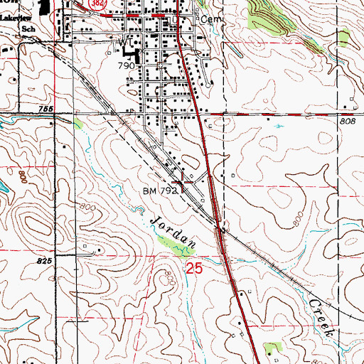 Topographic Map of Solon (historical), IA