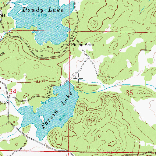 Topographic Map of Haviland Dam, CO