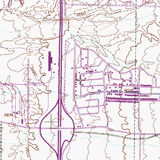 Topographic Map of Westway Number 1 Colonia, TX