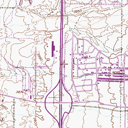 Topographic Map of Westway Number 2 Colonia, TX