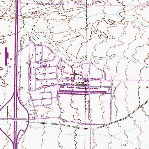 Topographic Map of Westway Number 3 Colonia, TX