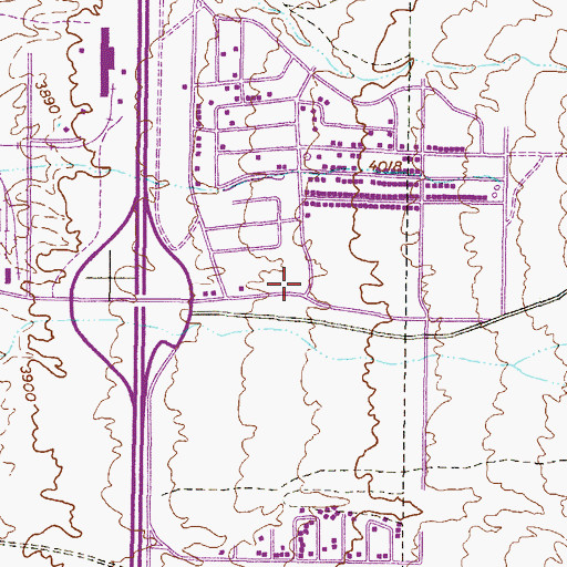 Topographic Map of Westway Number 4 Colonia, TX