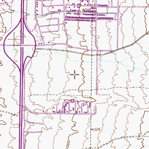 Topographic Map of Westway Number 6 Colonia, TX