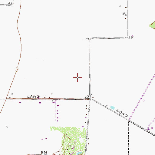 Topographic Map of Temple Public Library, TX