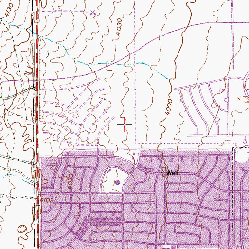 Topographic Map of Apollo Heights Baptist Chapel Church, TX