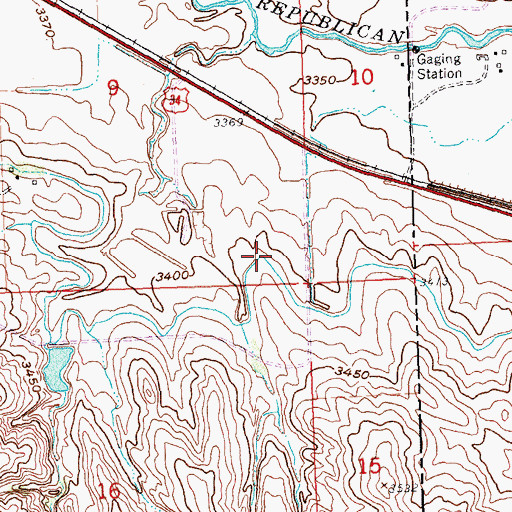 Topographic Map of Haigler Canal, CO