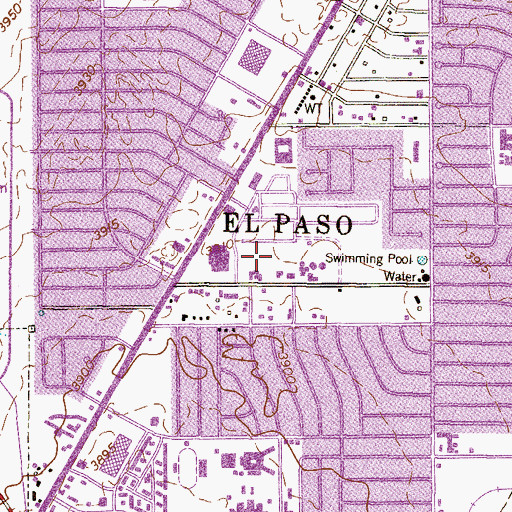 Topographic Map of Recreation Ranch Park, TX