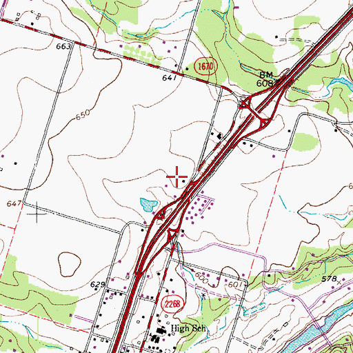 Topographic Map of White-Aiken House, TX