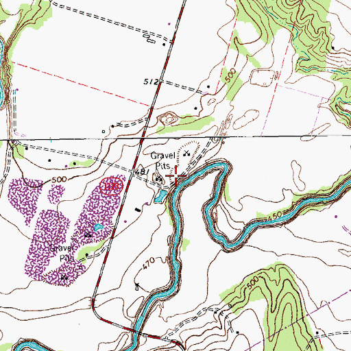 Topographic Map of Childers Mill (historical), TX