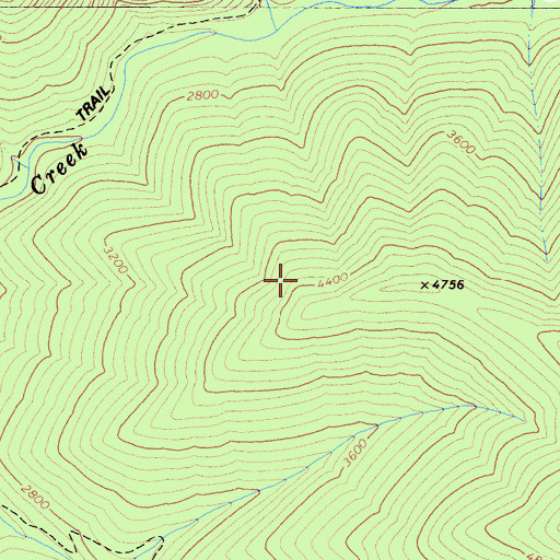 Topographic Map of Marble Mountain Wilderness, CA