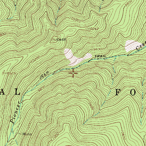Topographic Map of Questa Ranger District, NM