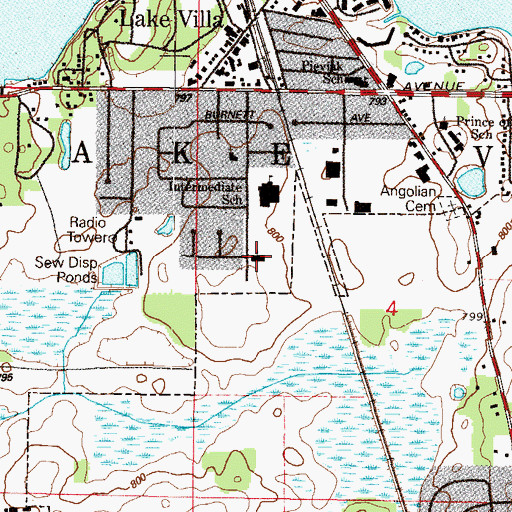 Topographic Map of Church of Jesus Christ of Latter Day Saints, IL
