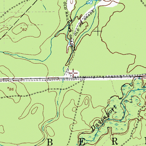 Topographic Map of Crossley (historical), NJ