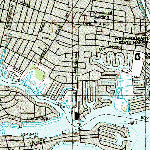 Topographic Map of Beaver Hill Farm (historical), NJ