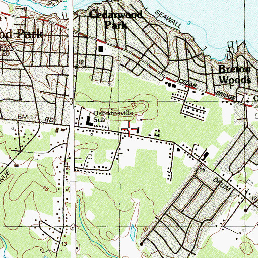 Topographic Map of West Osbornsville, NJ
