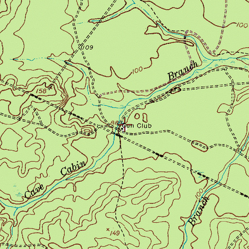 Topographic Map of Good Will Camp, NJ
