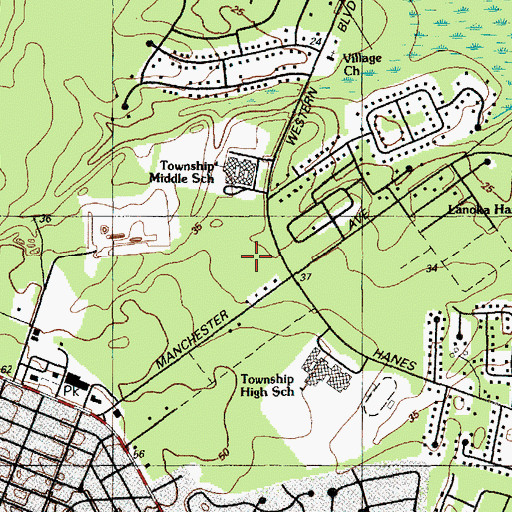 Topographic Map of Gille Park, NJ