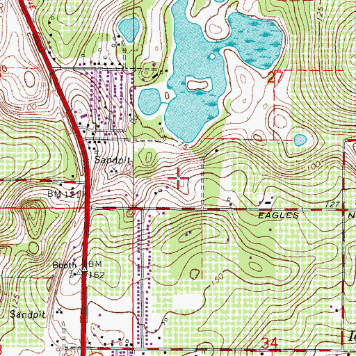 Topographic Map of Northside Christian Church, FL