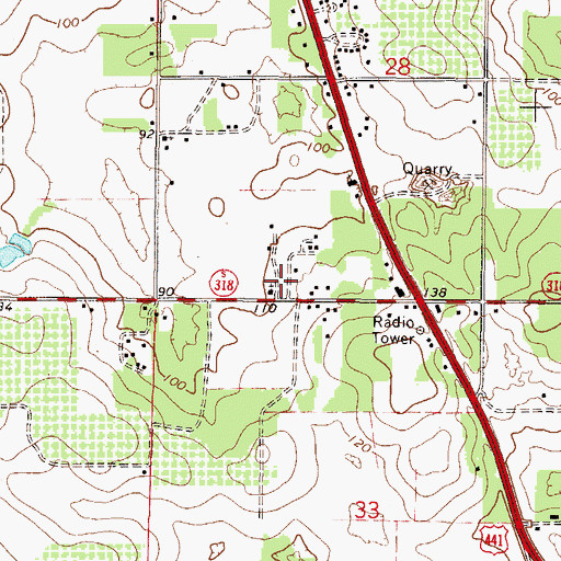 Mcintosh Florida Map