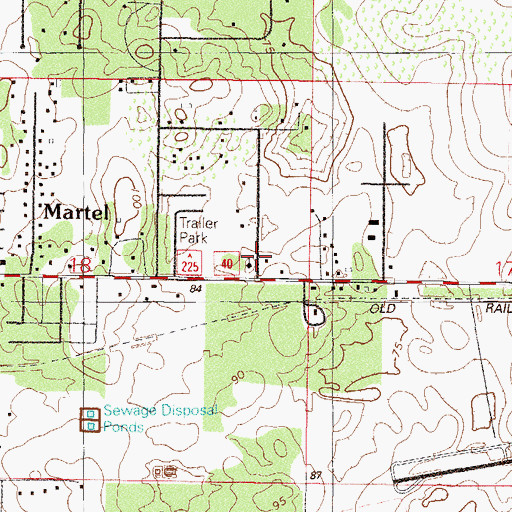 Topographic Map of Word of God Church, FL