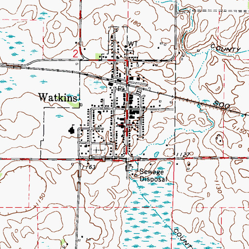 Topographic Map of Church of Saint Anthony, MN