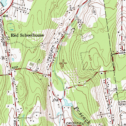 Topographic Map of Dexter Park, NY