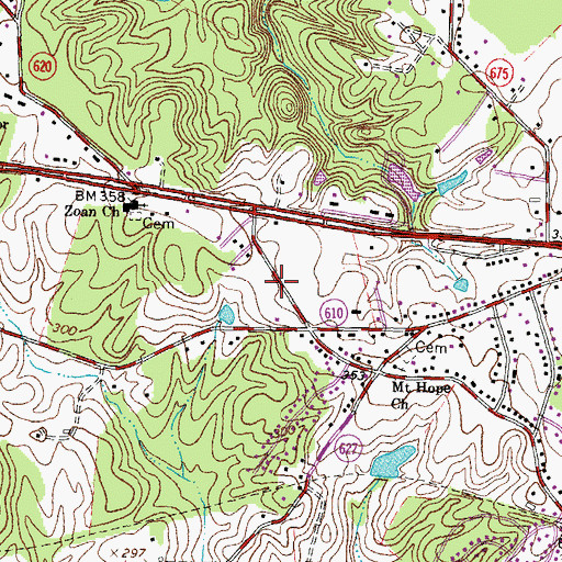 Topographic Map of Rescue Station Number 5, VA