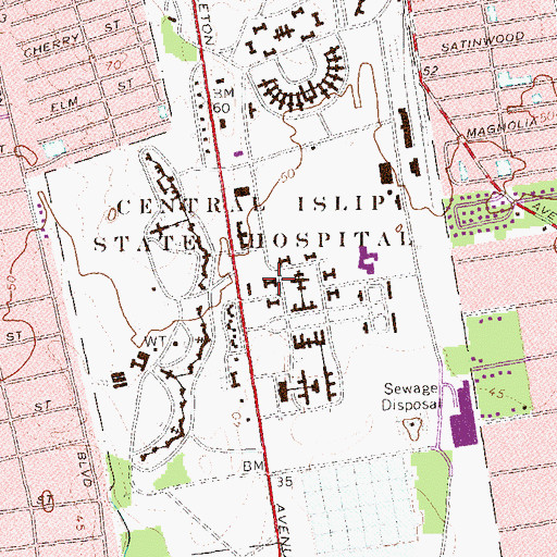 Topographic Map of Challenger Hall, NY