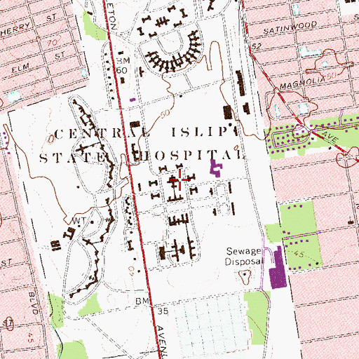 Topographic Map of Culinary Arts Center, NY