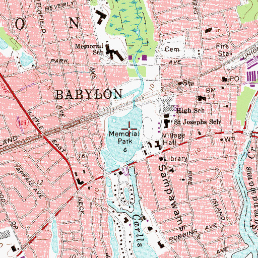 Topographic Map of Argyle Lake, NY