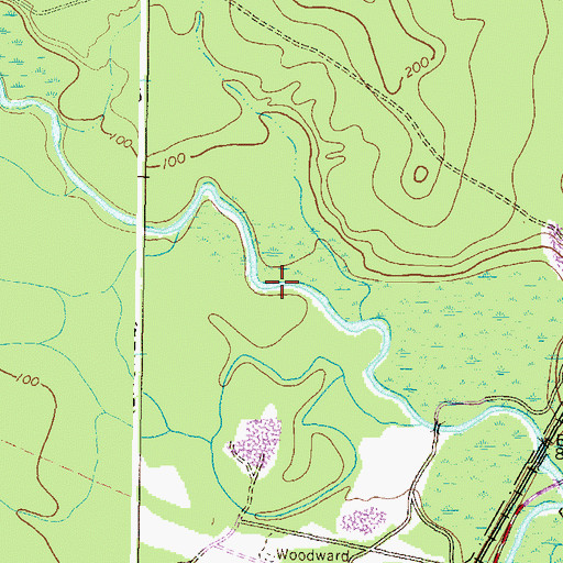 Topographic Map of Cape Saint Claire Volunteer Fire Company 19, MD