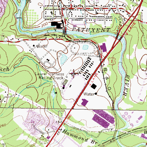 Topographic Map of Freestate Industrial Park, MD