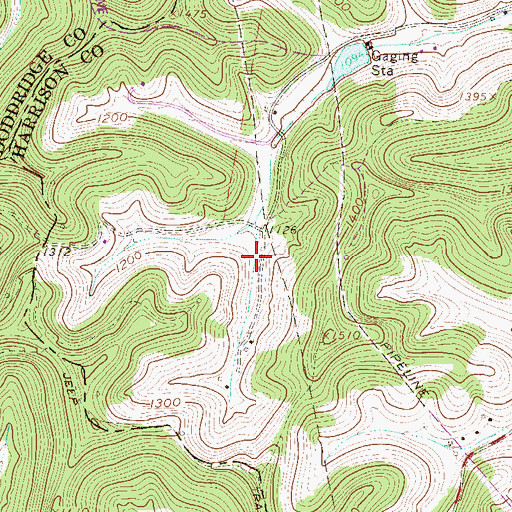 Topographic Map of Miracle Meadows School, WV