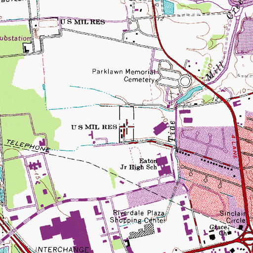 Topographic Map of Nike Site N-93C (historical), VA