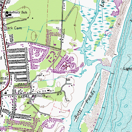 Topographic Map of Silver Isles, VA