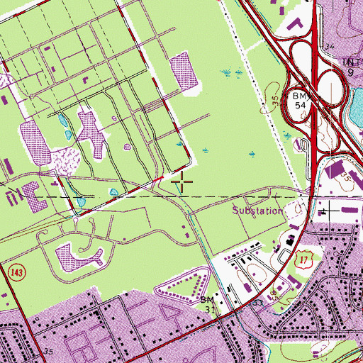 Topographic Map of McCale Professional Park, VA