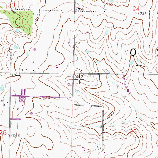Topographic Map of First Evangelical Free Church, KS