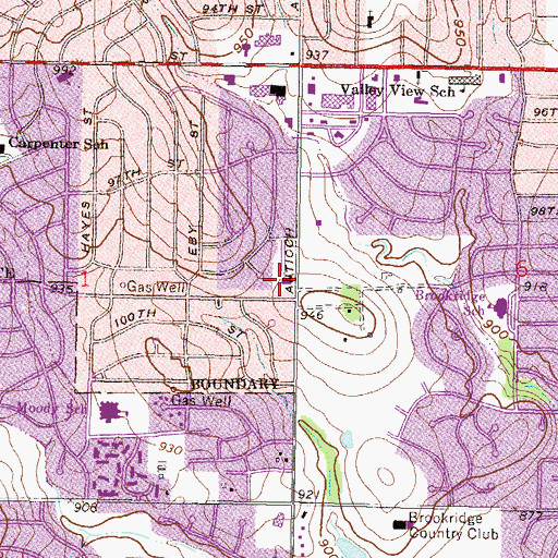 Topographic Map of Congregation Beth Israel Abraham and Anshy Voliner, KS