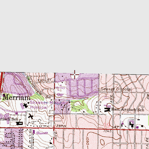Topographic Map of The Church of Jesus Christ of Latter Day Saints, KS