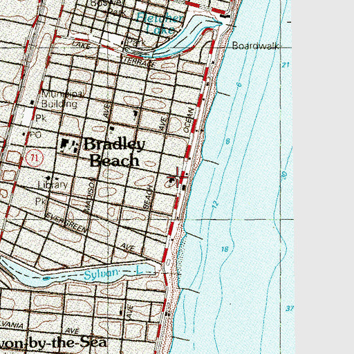 Topographic Map of Congregation David Magen, NJ