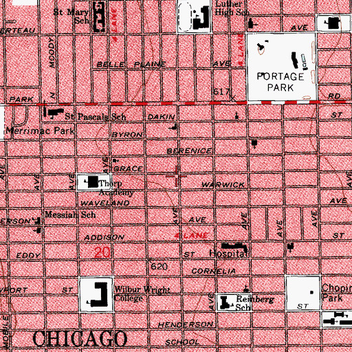 Topographic Map of Chicago Engine Company 94, IL