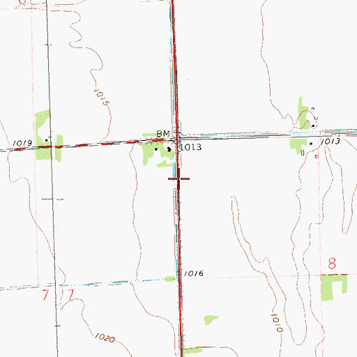 Topographic Map of School Number 52 (historical), MN