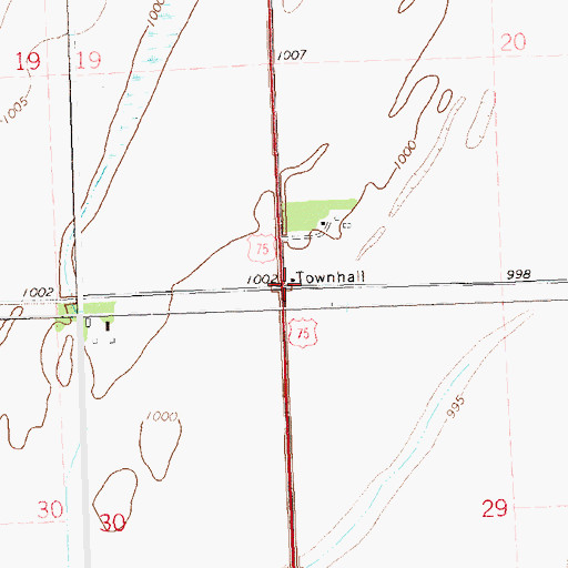 Topographic Map of School Number 37 (historical), MN