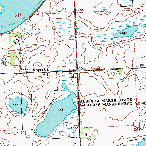 Topographic Map of School Number 24 (historical), MN