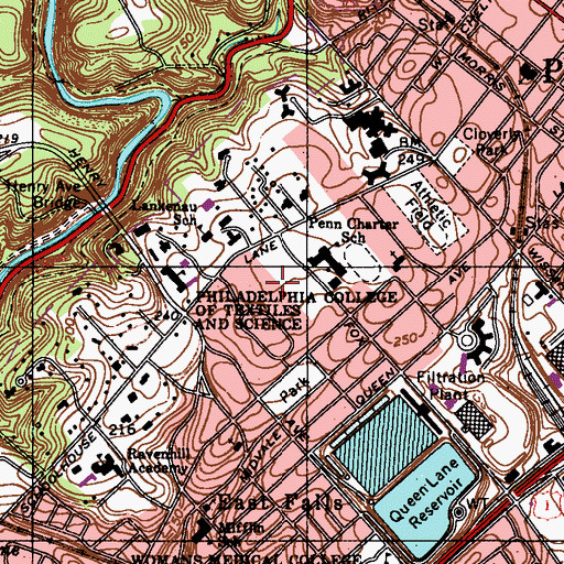 Topographic Map of Independence Plaza, PA