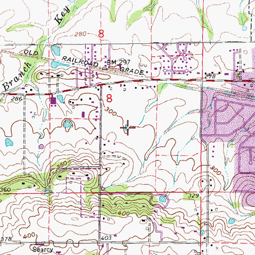 Topographic Map of Westside Elementary School, AR
